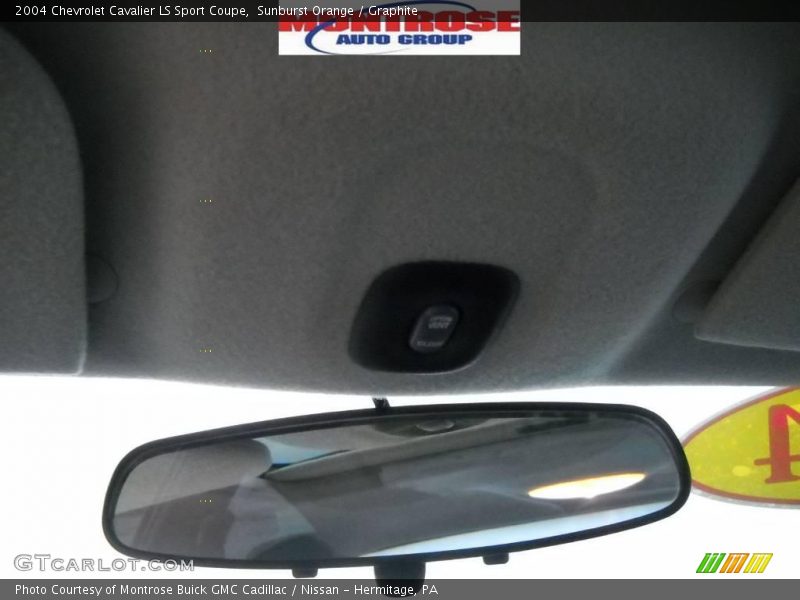 Sunburst Orange / Graphite 2004 Chevrolet Cavalier LS Sport Coupe