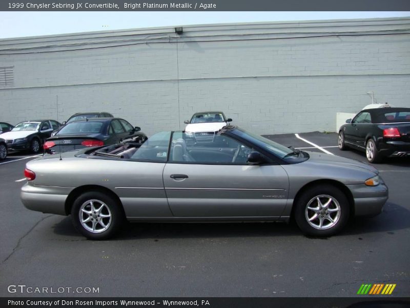 Bright Platinum Metallic / Agate 1999 Chrysler Sebring JX Convertible