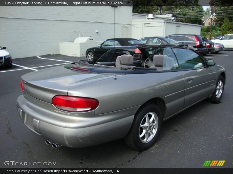 Bright Platinum Metallic / Agate 1999 Chrysler Sebring JX Convertible