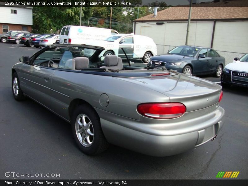 Bright Platinum Metallic / Agate 1999 Chrysler Sebring JX Convertible