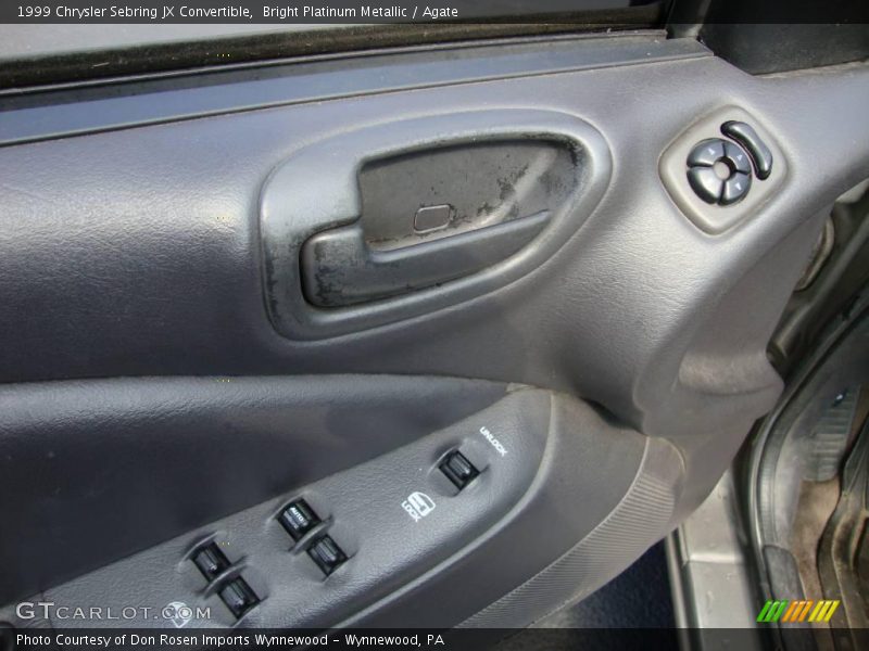Bright Platinum Metallic / Agate 1999 Chrysler Sebring JX Convertible