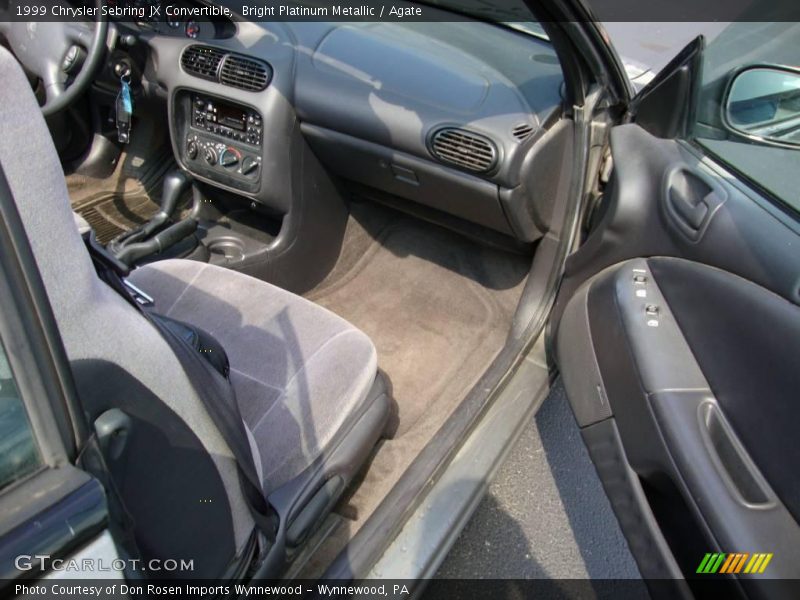 Bright Platinum Metallic / Agate 1999 Chrysler Sebring JX Convertible
