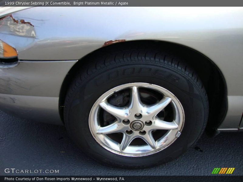 Bright Platinum Metallic / Agate 1999 Chrysler Sebring JX Convertible