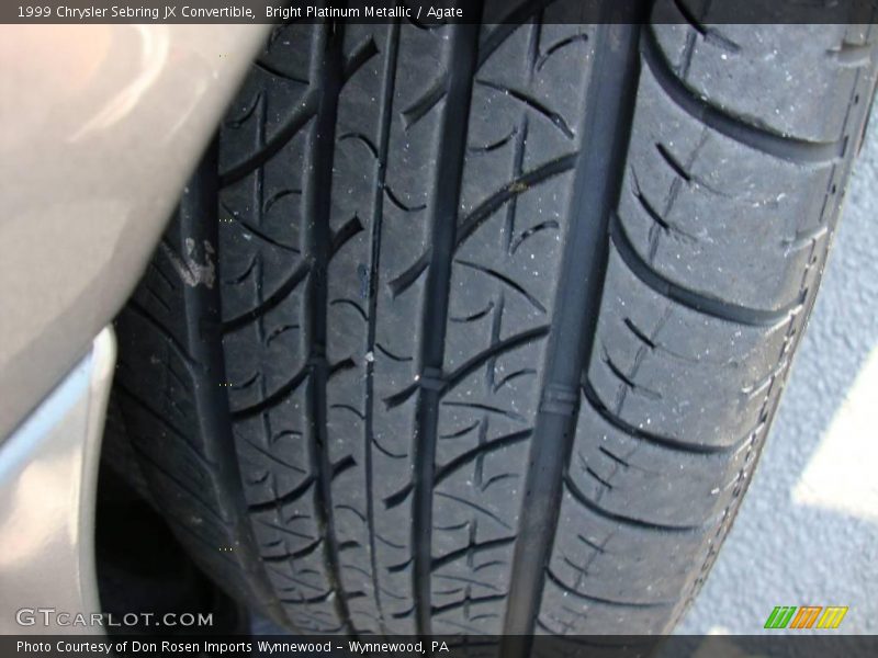Bright Platinum Metallic / Agate 1999 Chrysler Sebring JX Convertible