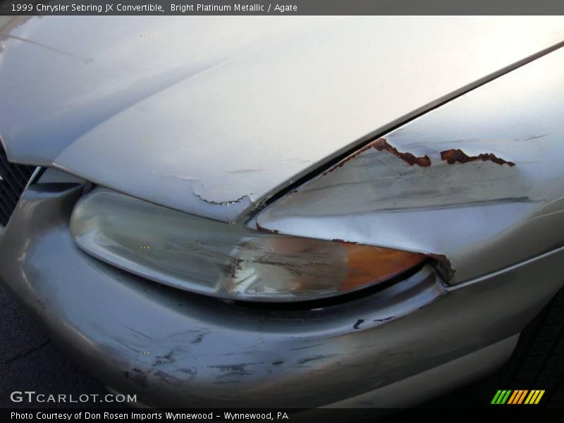 Bright Platinum Metallic / Agate 1999 Chrysler Sebring JX Convertible