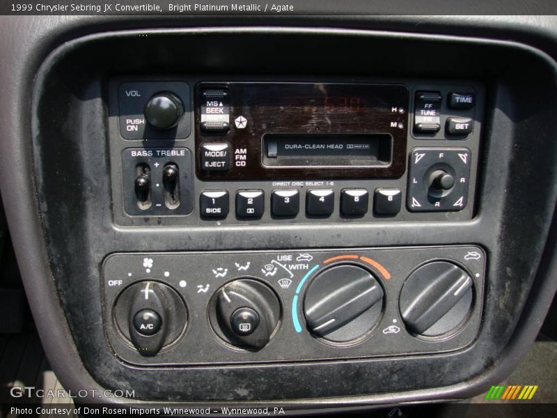 Bright Platinum Metallic / Agate 1999 Chrysler Sebring JX Convertible