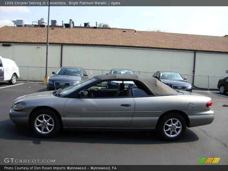 Bright Platinum Metallic / Agate 1999 Chrysler Sebring JX Convertible