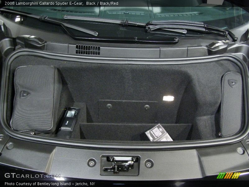 Black / Black/Red 2008 Lamborghini Gallardo Spyder E-Gear