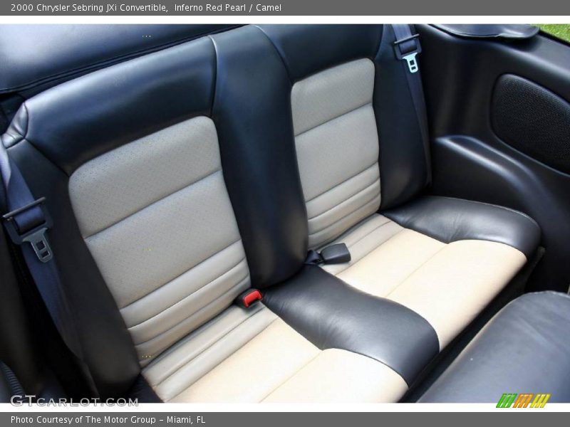 Inferno Red Pearl / Camel 2000 Chrysler Sebring JXi Convertible