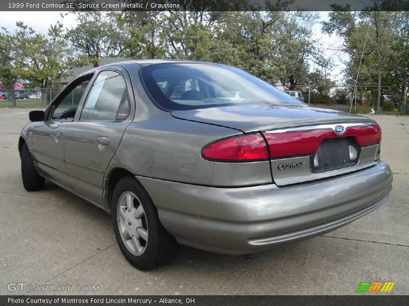 Spruce Green Metallic / Graystone 1999 Ford Contour SE
