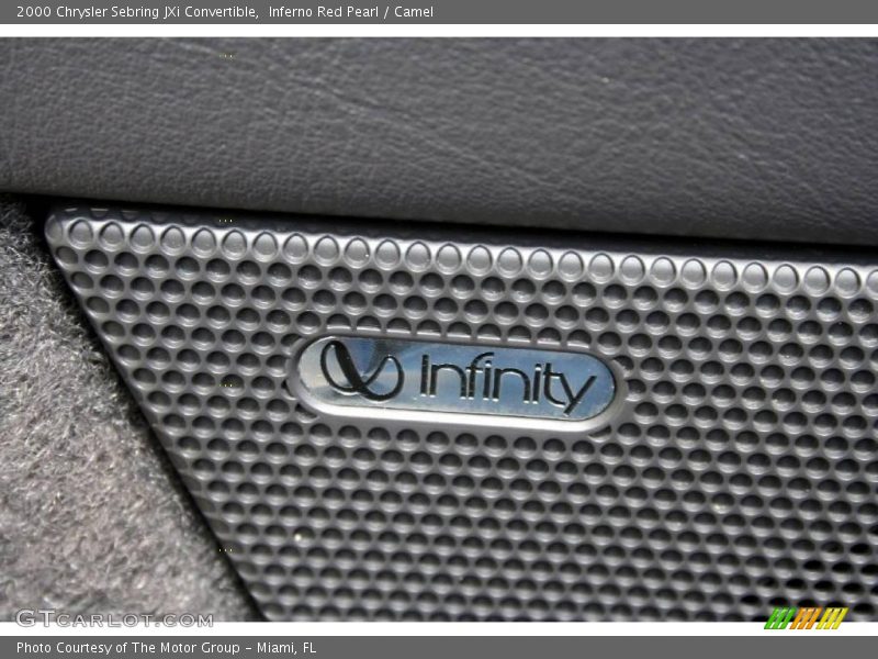 Inferno Red Pearl / Camel 2000 Chrysler Sebring JXi Convertible