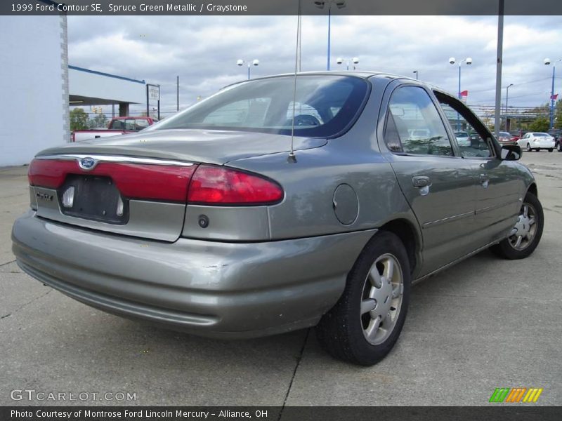 Spruce Green Metallic / Graystone 1999 Ford Contour SE