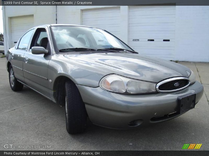 Spruce Green Metallic / Graystone 1999 Ford Contour SE