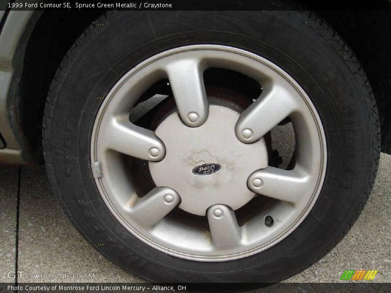 Spruce Green Metallic / Graystone 1999 Ford Contour SE
