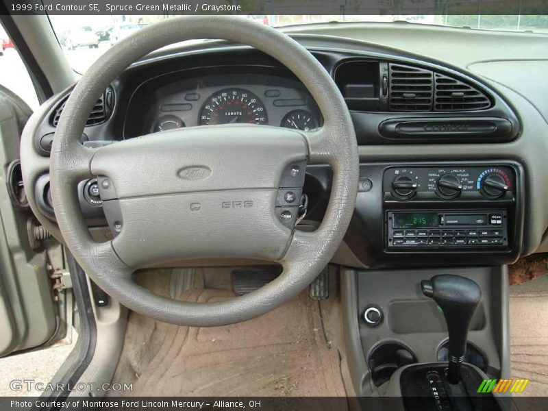 Spruce Green Metallic / Graystone 1999 Ford Contour SE