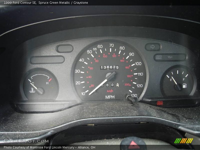 Spruce Green Metallic / Graystone 1999 Ford Contour SE