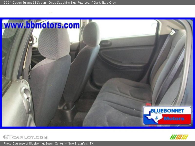 Deep Sapphire Blue Pearlcoat / Dark Slate Gray 2004 Dodge Stratus SE Sedan