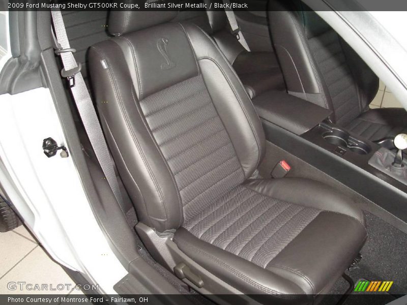 Brilliant Silver Metallic / Black/Black 2009 Ford Mustang Shelby GT500KR Coupe