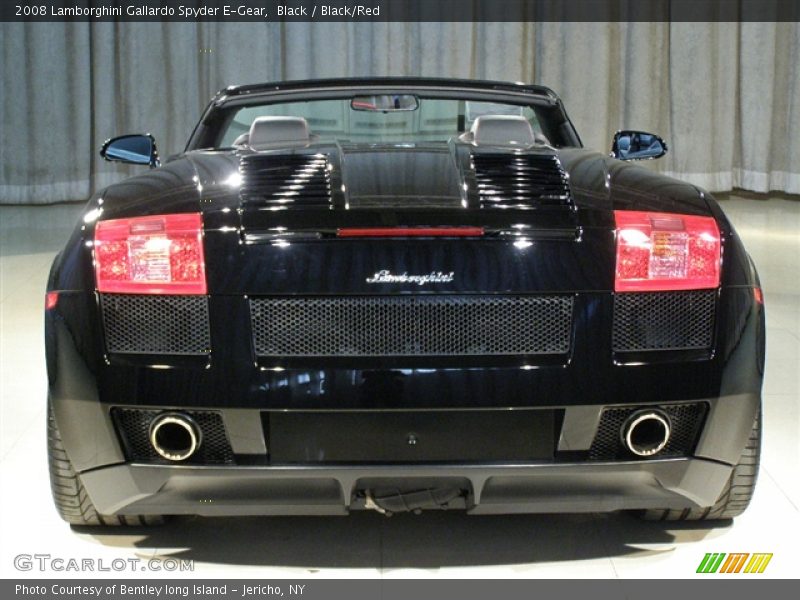 Black / Black/Red 2008 Lamborghini Gallardo Spyder E-Gear