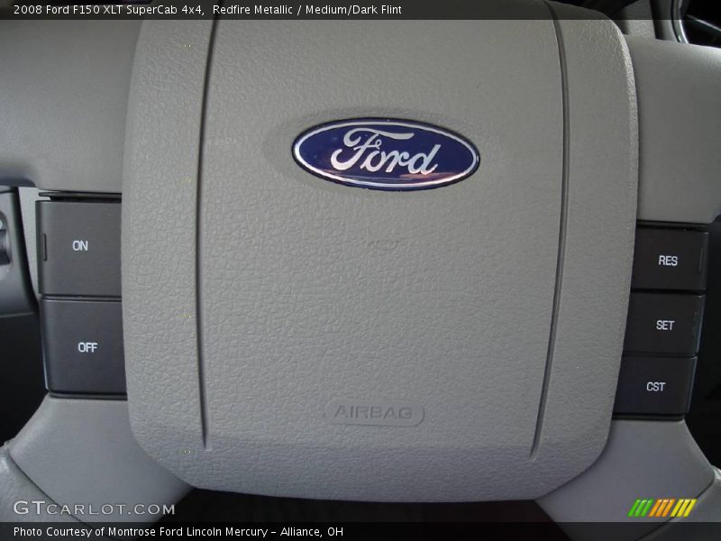 Redfire Metallic / Medium/Dark Flint 2008 Ford F150 XLT SuperCab 4x4