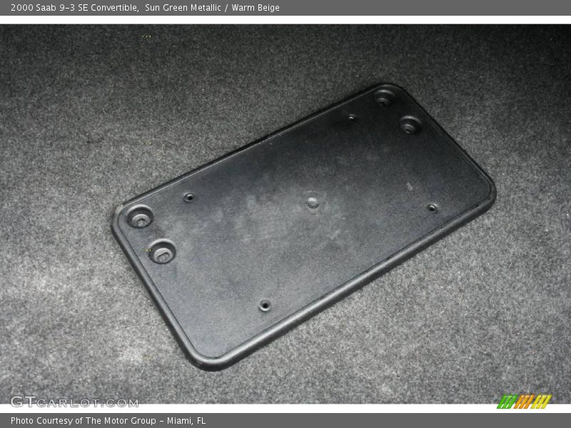 Sun Green Metallic / Warm Beige 2000 Saab 9-3 SE Convertible