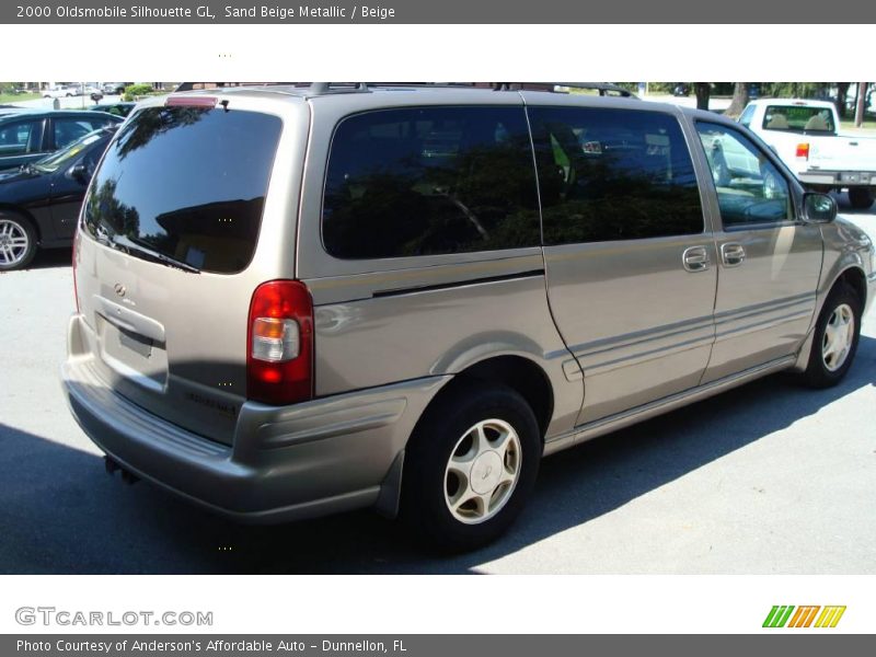 Sand Beige Metallic / Beige 2000 Oldsmobile Silhouette GL