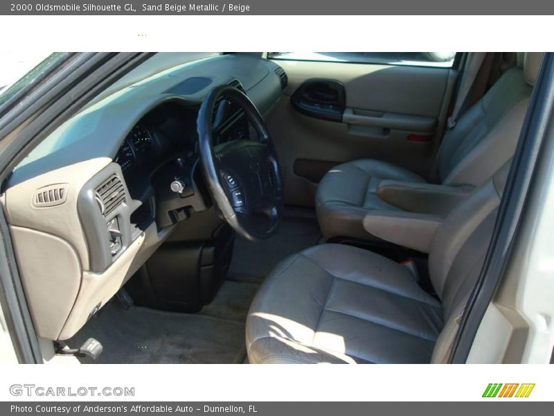 Sand Beige Metallic / Beige 2000 Oldsmobile Silhouette GL