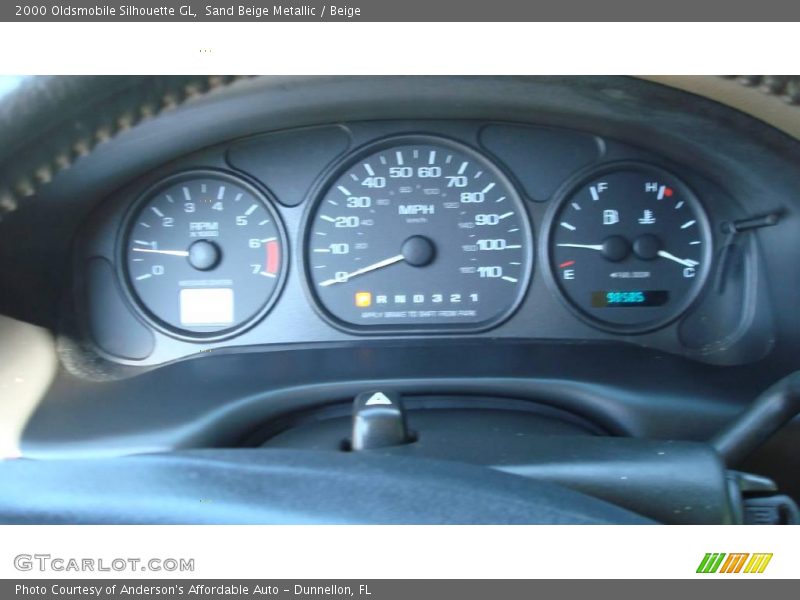 Sand Beige Metallic / Beige 2000 Oldsmobile Silhouette GL