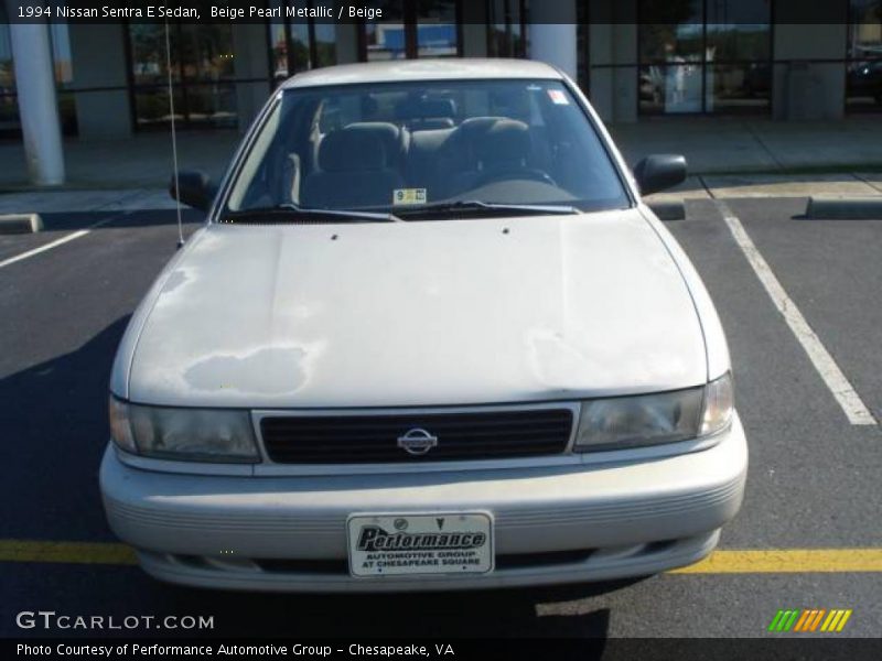 Beige Pearl Metallic / Beige 1994 Nissan Sentra E Sedan