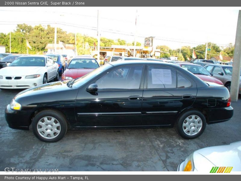Super Black / Stone 2000 Nissan Sentra GXE