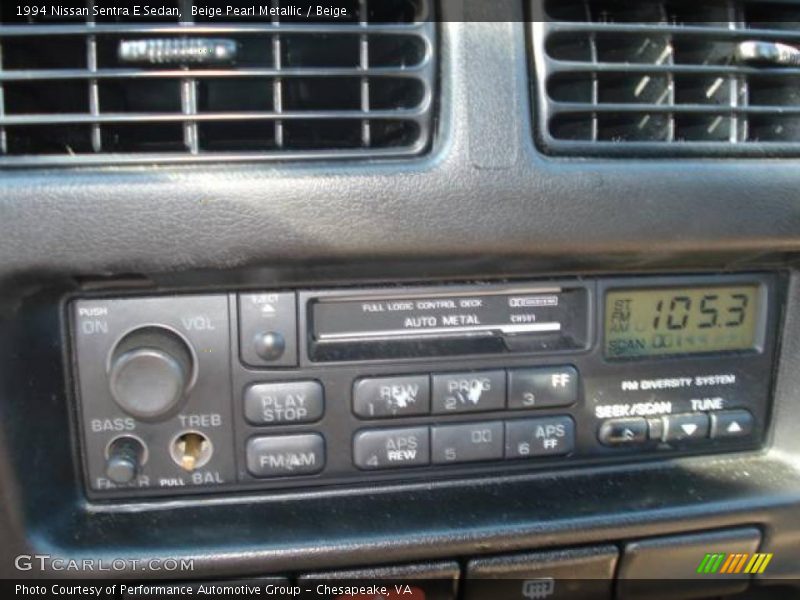 Beige Pearl Metallic / Beige 1994 Nissan Sentra E Sedan