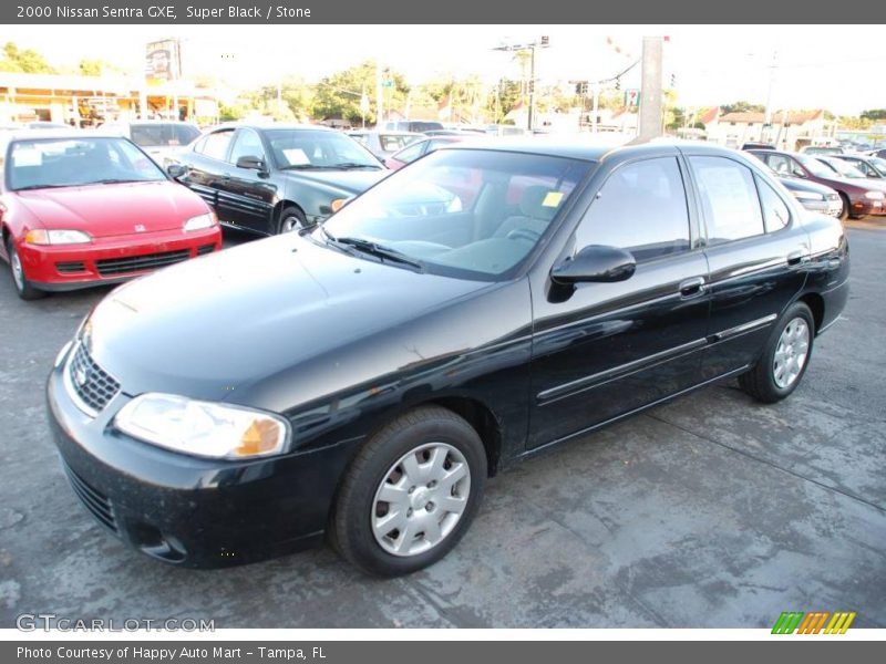 Super Black / Stone 2000 Nissan Sentra GXE