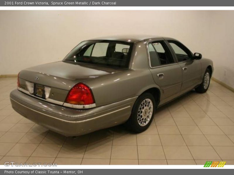 Spruce Green Metallic / Dark Charcoal 2001 Ford Crown Victoria