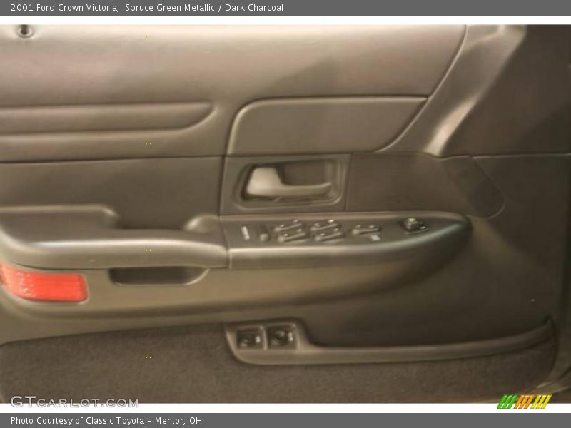 Spruce Green Metallic / Dark Charcoal 2001 Ford Crown Victoria