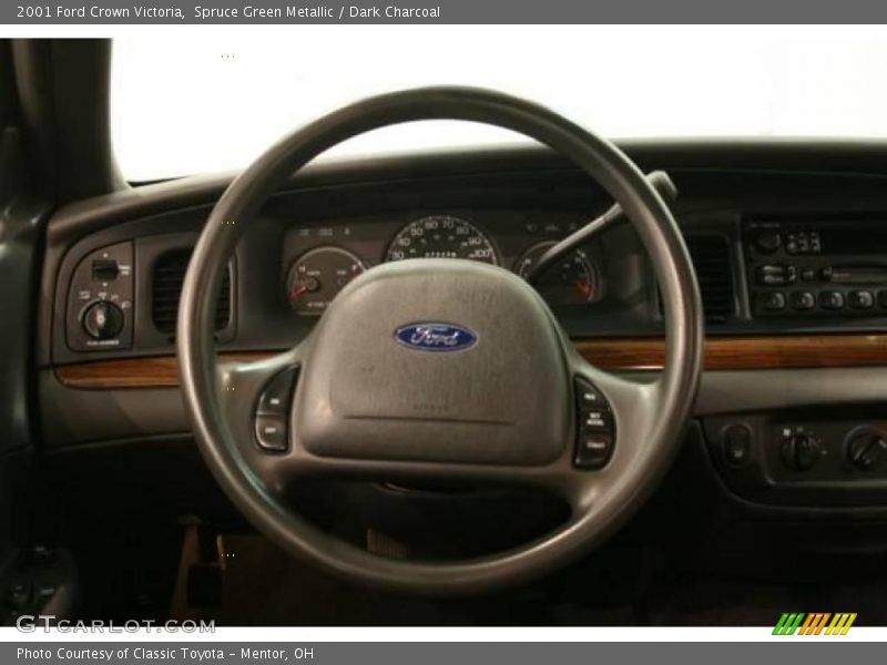 Spruce Green Metallic / Dark Charcoal 2001 Ford Crown Victoria