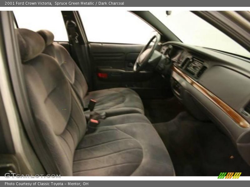 Spruce Green Metallic / Dark Charcoal 2001 Ford Crown Victoria