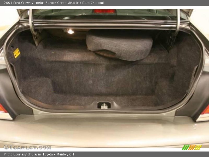 Spruce Green Metallic / Dark Charcoal 2001 Ford Crown Victoria