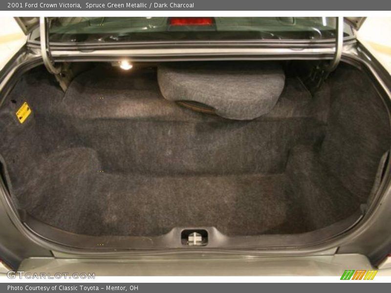 Spruce Green Metallic / Dark Charcoal 2001 Ford Crown Victoria