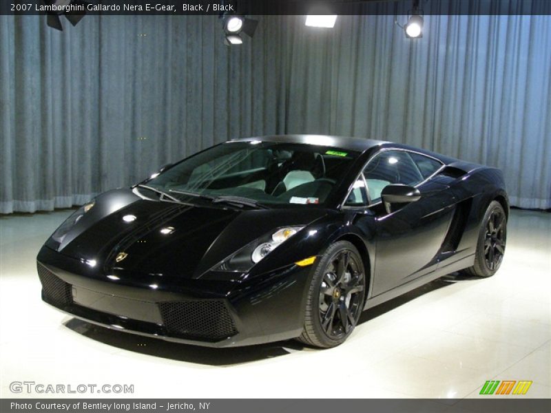 Black / Black 2007 Lamborghini Gallardo Nera E-Gear
