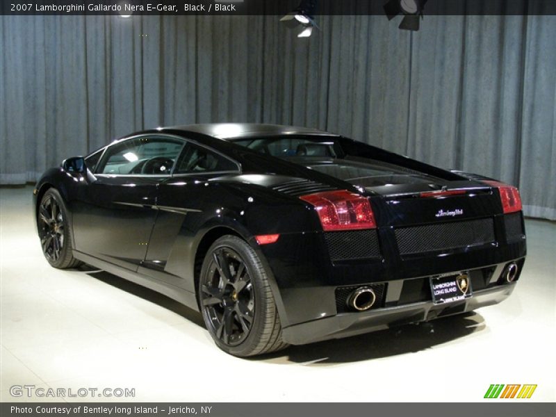 Black / Black 2007 Lamborghini Gallardo Nera E-Gear