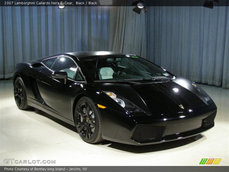 Black / Black 2007 Lamborghini Gallardo Nera E-Gear