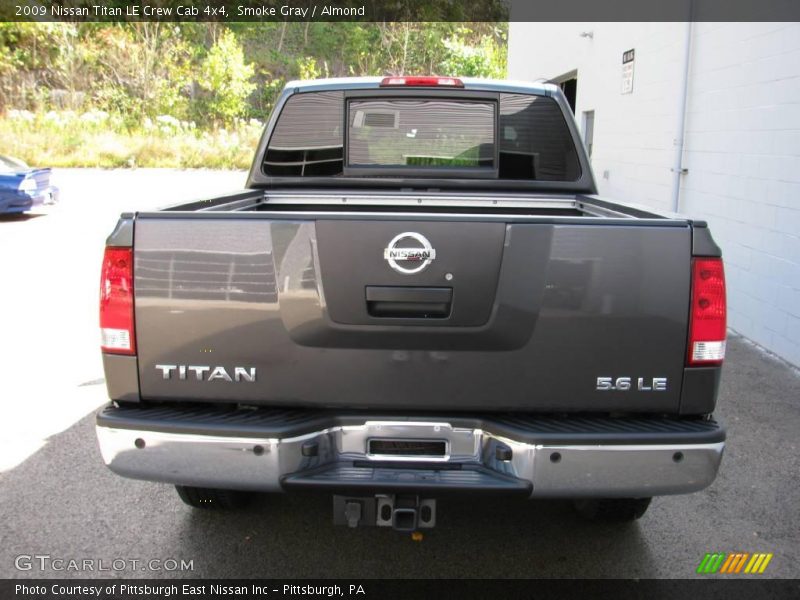 Smoke Gray / Almond 2009 Nissan Titan LE Crew Cab 4x4