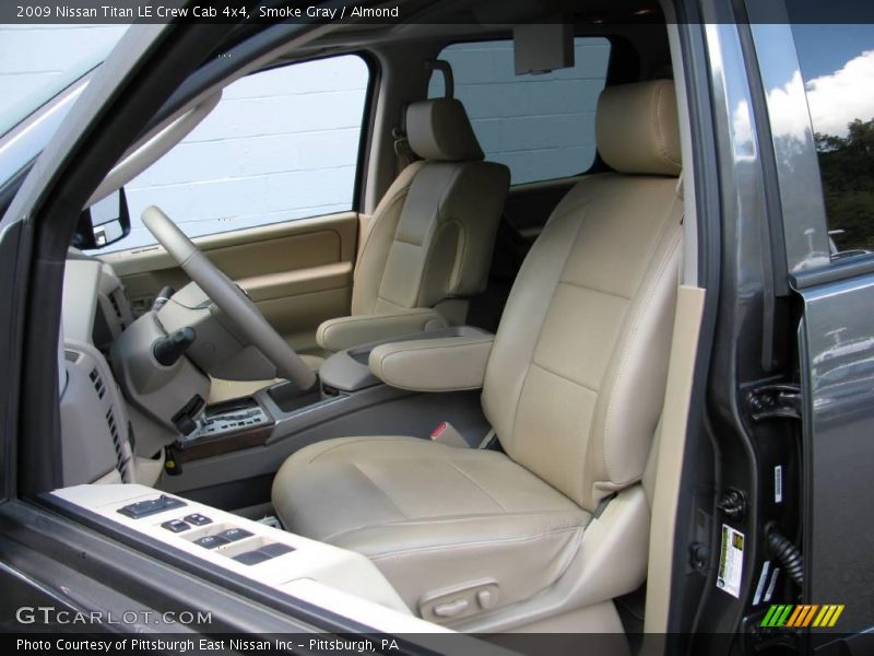 Smoke Gray / Almond 2009 Nissan Titan LE Crew Cab 4x4