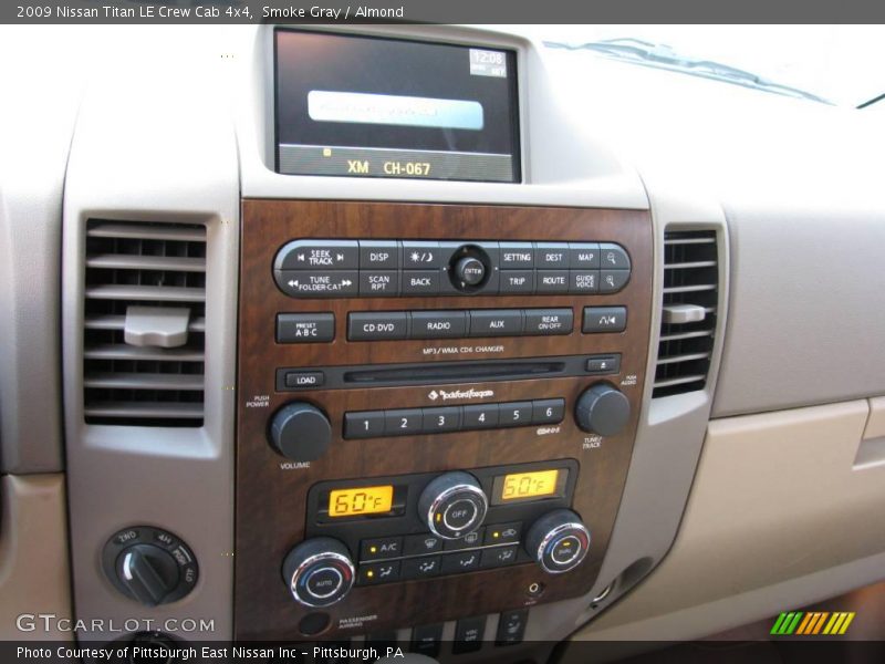 Smoke Gray / Almond 2009 Nissan Titan LE Crew Cab 4x4