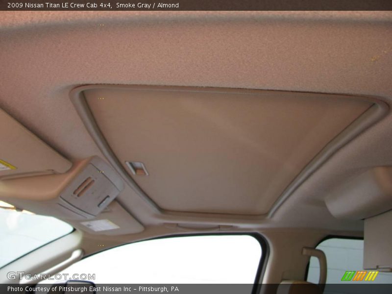 Smoke Gray / Almond 2009 Nissan Titan LE Crew Cab 4x4