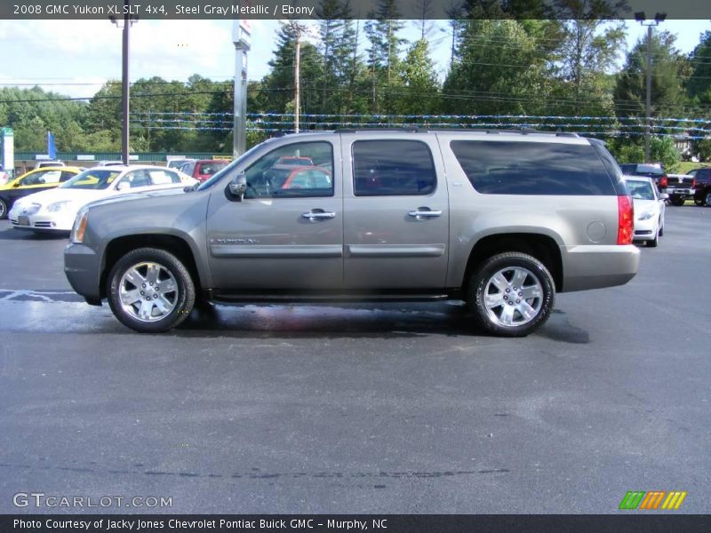 Steel Gray Metallic / Ebony 2008 GMC Yukon XL SLT 4x4