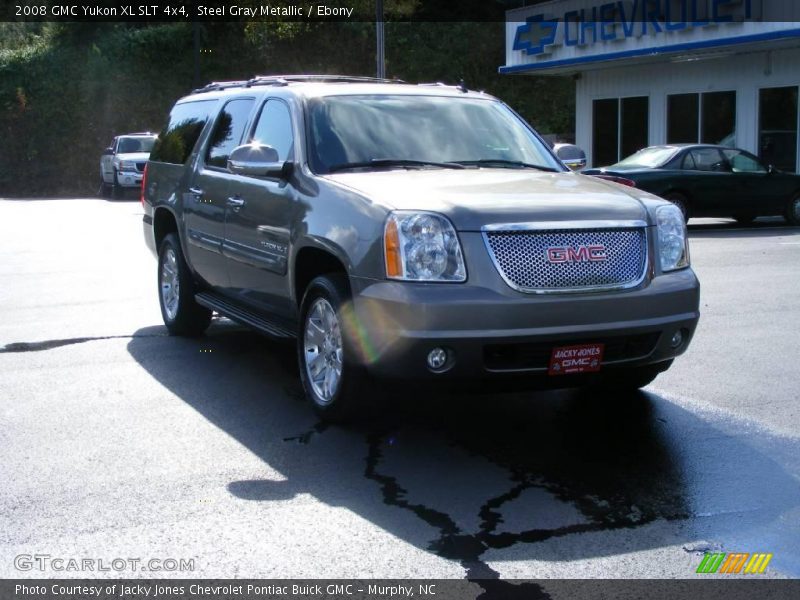 Steel Gray Metallic / Ebony 2008 GMC Yukon XL SLT 4x4