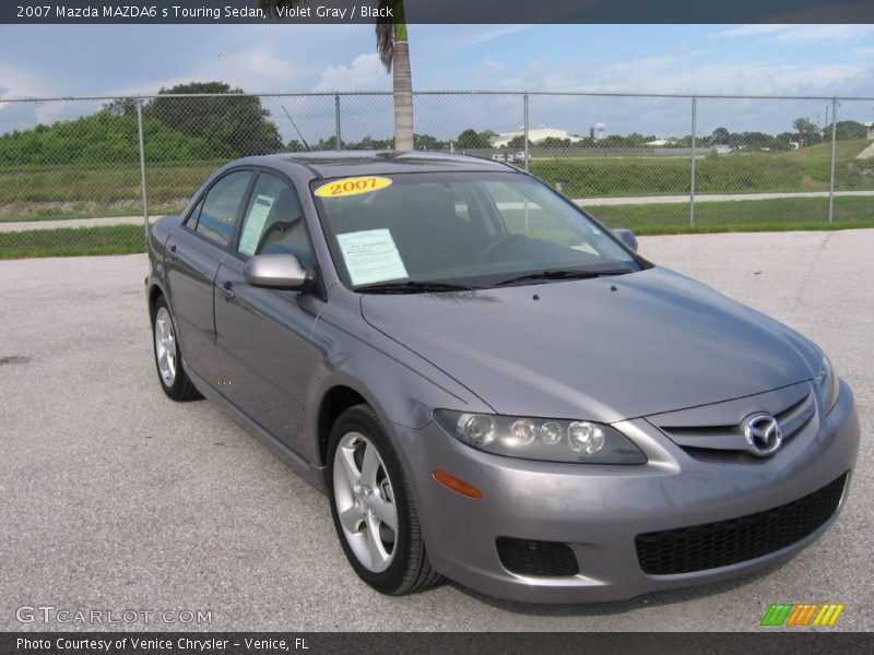 Violet Gray / Black 2007 Mazda MAZDA6 s Touring Sedan