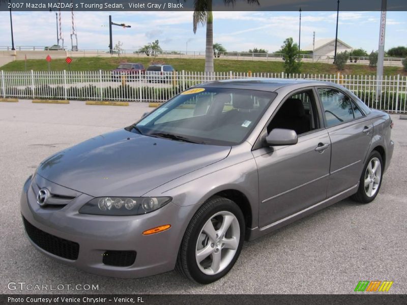 Violet Gray / Black 2007 Mazda MAZDA6 s Touring Sedan