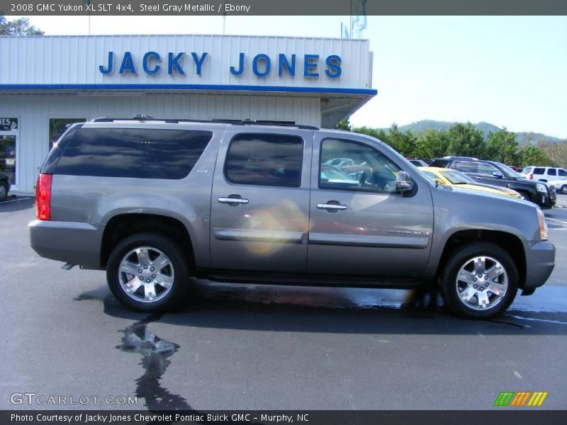 Steel Gray Metallic / Ebony 2008 GMC Yukon XL SLT 4x4